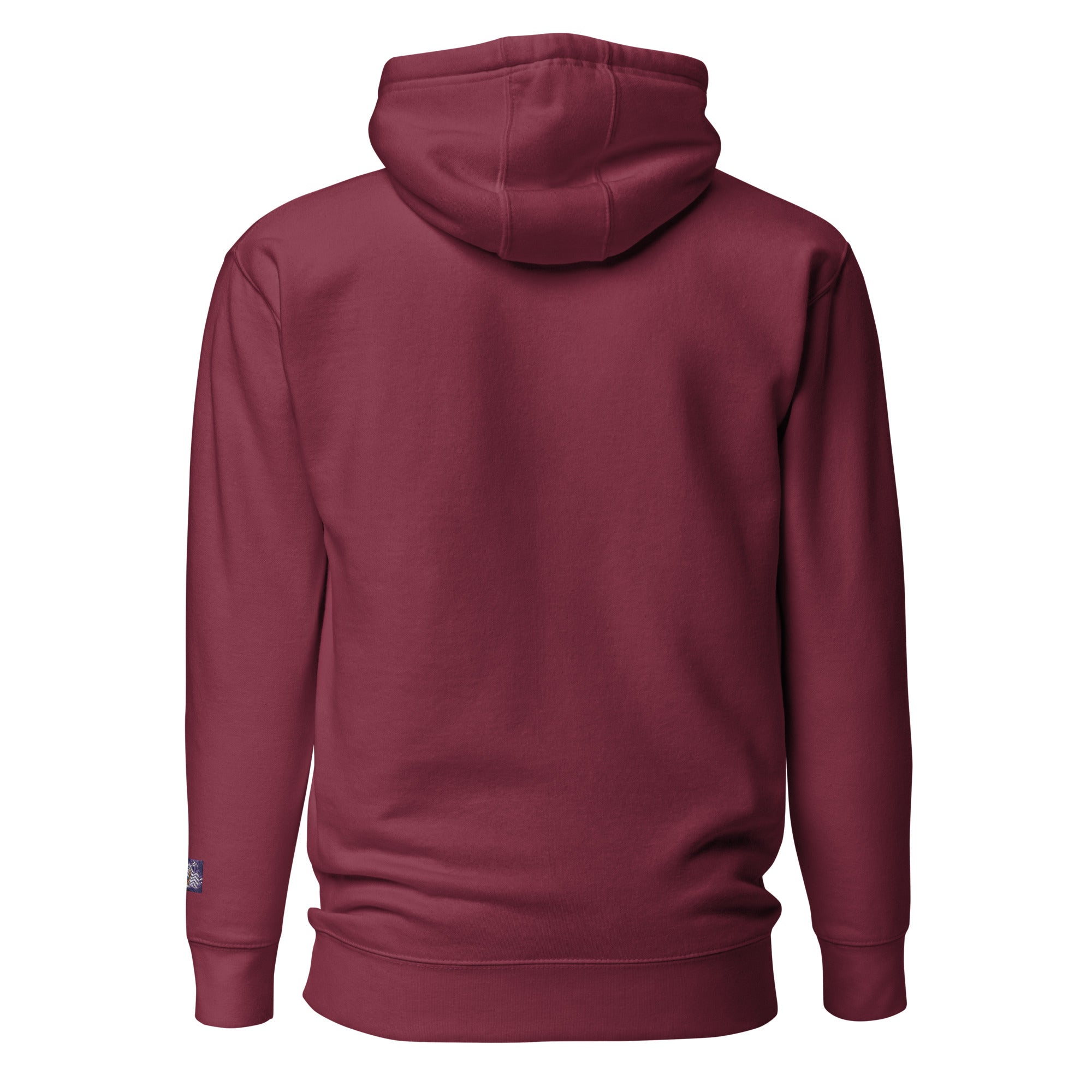 Constitutes - 0% Liberal Political Hoodie. Maroon. Logic & Reasoning. Common Sense. Order Over Chaos.