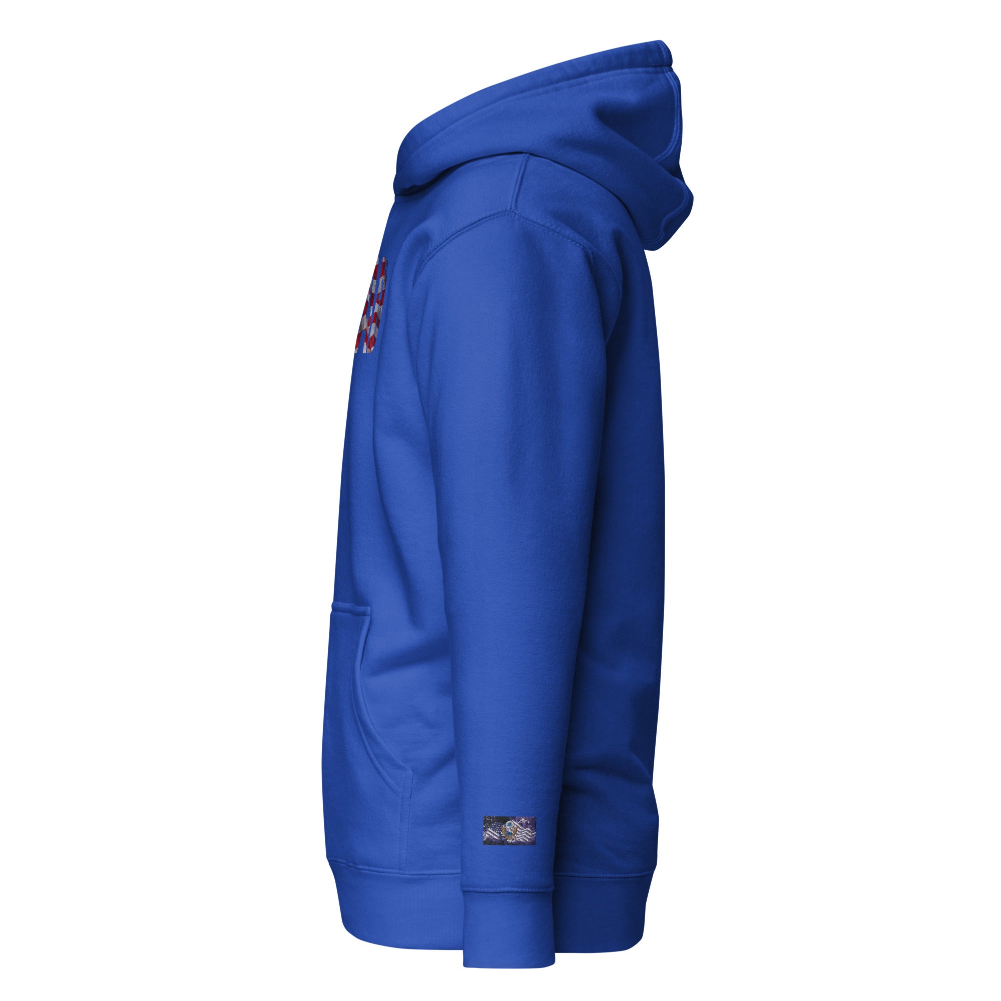 Constitutes - American Dad Political Hoodie. Royal Blue. Duty. Obligation. Authority.