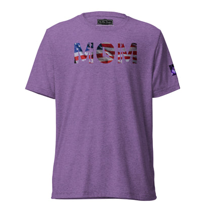 Constitutes - American Mom Political Shirt. Orchid. Bold. Feminine. Traditional.